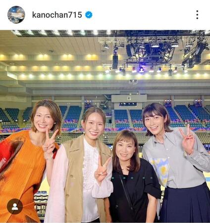 　狩野舞子さんのインスタグラム（＠ｋａｎｏｃｈａｎ）から