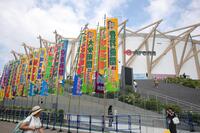 　大相撲名古屋場所初日を迎えたＩＧアリーナ（撮影・坂部計介）