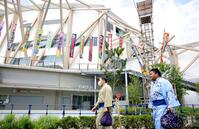 　大相撲名古屋場所初日を迎えたＩＧアリーナ（撮影・坂部計介）