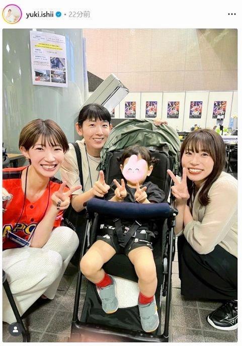 　石井優希さんのインスタグラム（ｙｕｋｉ．ｉｓｈｉｉ）より 