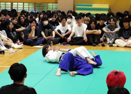 柔道　角田夏実ウルフにエール「みんな人生１回。やりたいことやった方がいい」