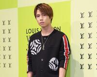 　ルイ・ヴィトン「ビジョナリ・ジャーニー」展レセプションに登場した堀米雄斗（撮影・立川洋一郎）