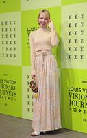 　ルイ・ヴィトン「ビジョナリ・ジャーニー」展レセプションに登場した横田真悠（撮影・立川洋一郎）