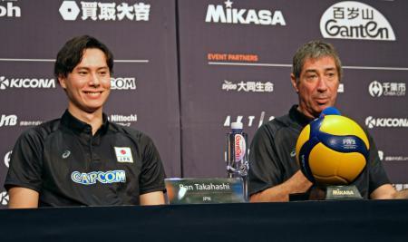 男子バレー、高橋藍「楽しみ」　１６日から千葉でネーションズＬ