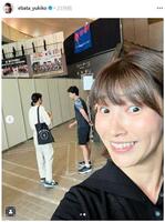 　江畑幸子さんのインスタグラム（ｅｂａｔａ＿ｙｕｋｉｋｏ）より 