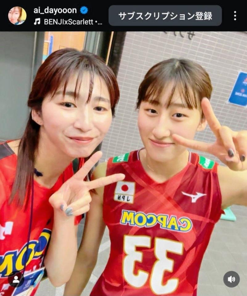 　大友愛さんのインスタグラム＠ａｉ＿ｄａｙｏｏｏｎから