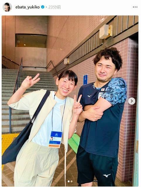 　江畑幸子さんのインスタグラム（ｅｂａｔａ＿ｙｕｋｉｋｏ）より 