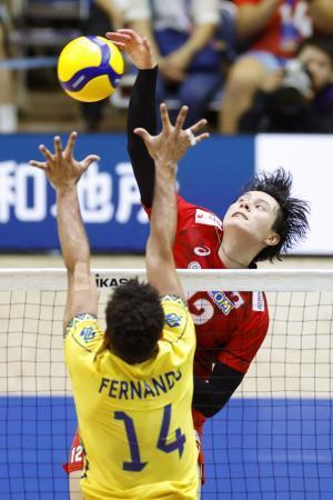 日本、ブラジルに完敗 バレー男子ネーションズL