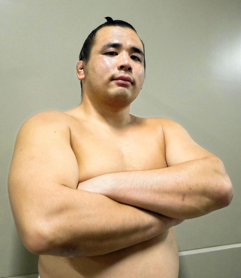 　勝ち越しを決めた日向龍