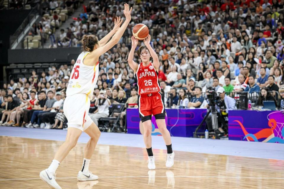 　中国戦で躍動する田中こころ　©ＦＩＢＡ