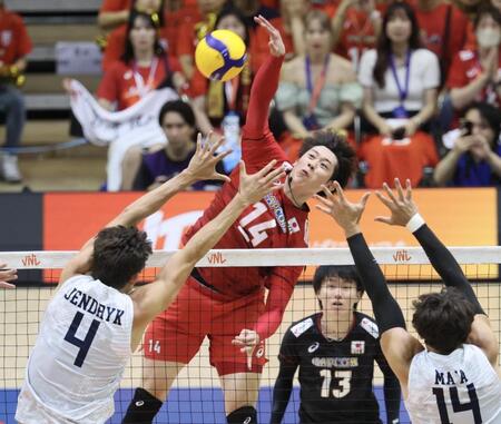 バレー男子 日本のファイナルラウンド進出決定 2セット連取で勝ち点1獲得 7位以上が決定
