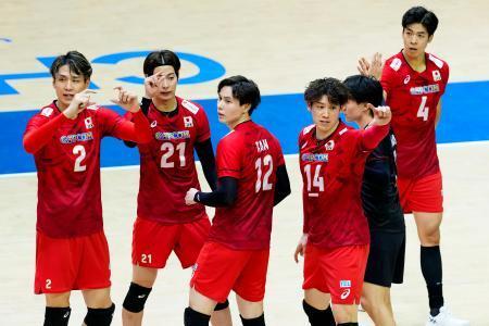 バレー日本、米国下し決勝大会へ 男子ネーションズリーグ