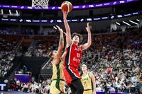 　シュートを放つ渡嘉敷来夢　©ＦＩＢＡ