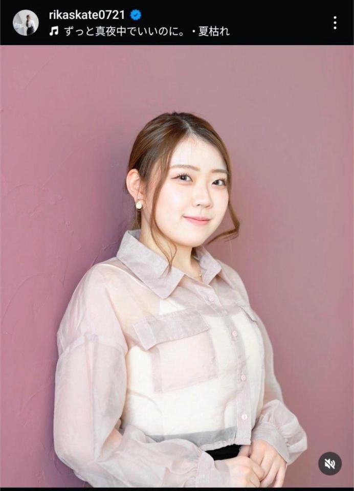 紀平梨花のインスタグラム＠ｒｉｋａｓｋａｔｅ０７２１から