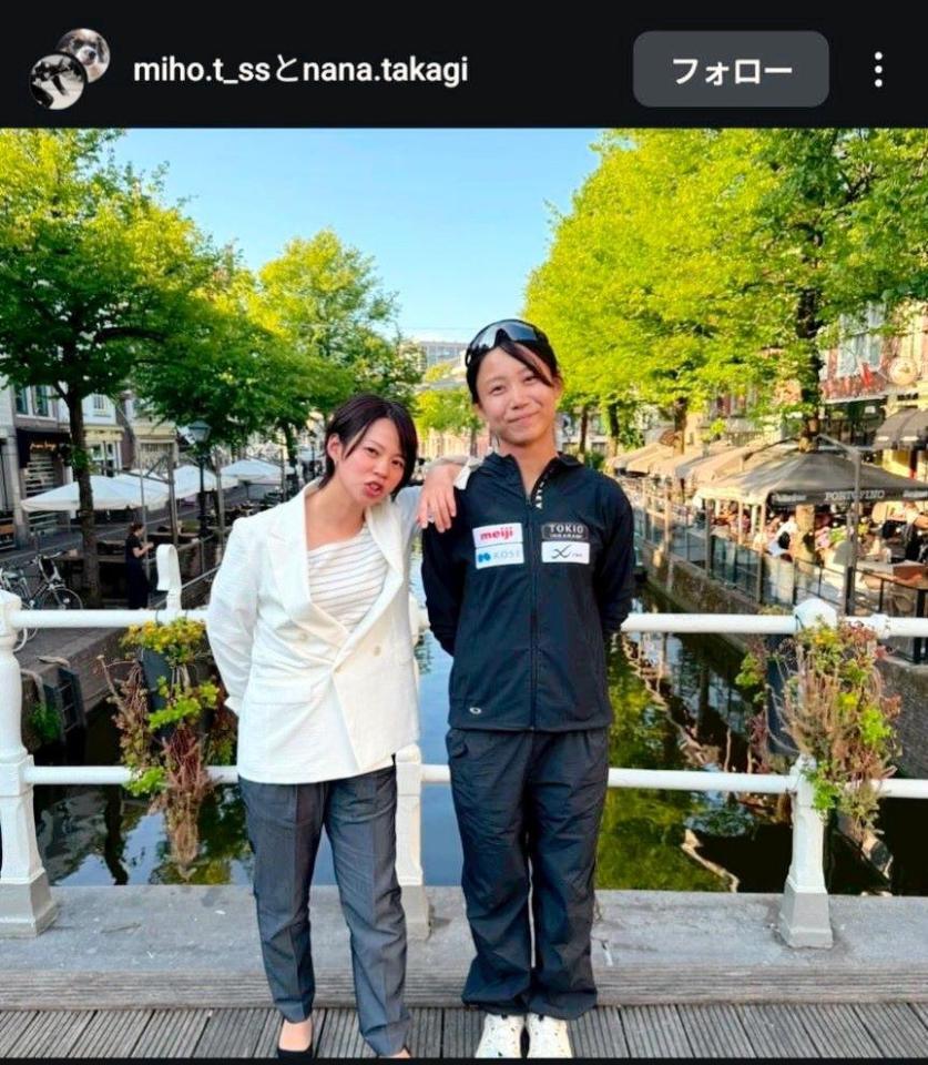 高木美帆のインスタグラム＠ｍｉｈｏ．ｔ＿ｓｓから