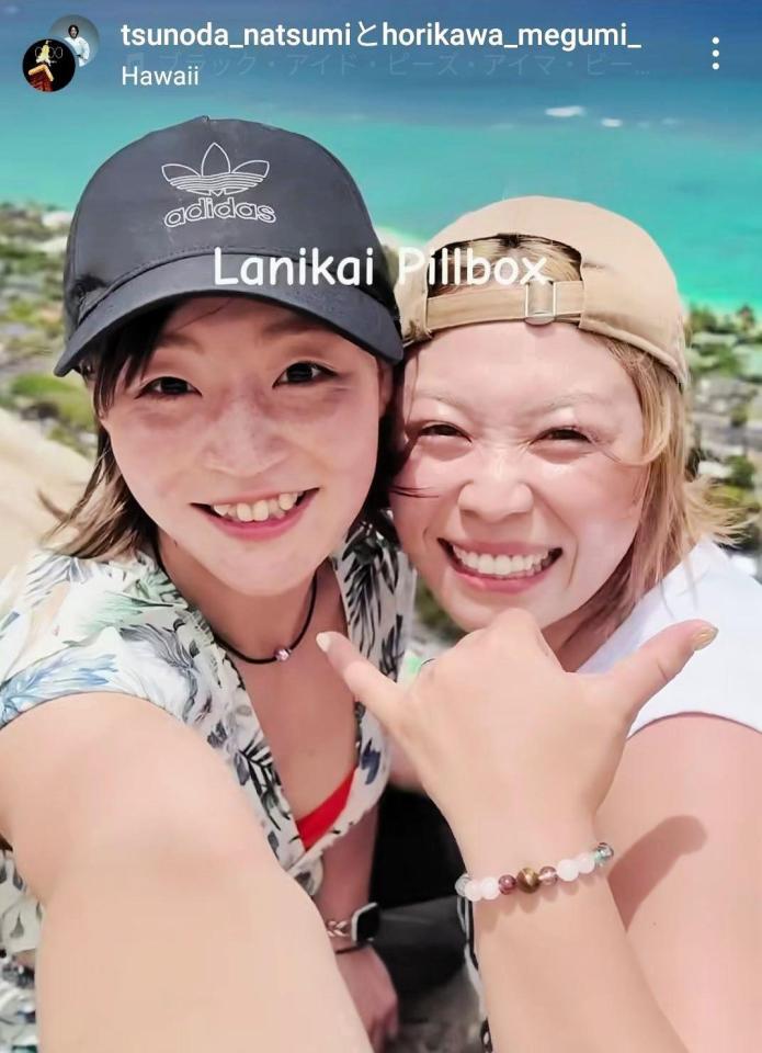 角田夏実のインスタグラム（＠ｔｕｎｏｄａ＿ｎａｔｓｕｍｉ）から