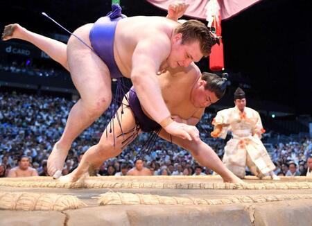 草野 安青錦引きずり下ろし1差3敗死守で優勝争い残った 決定戦へ高安戦必勝 目標2桁勝利達成「次は優勝」