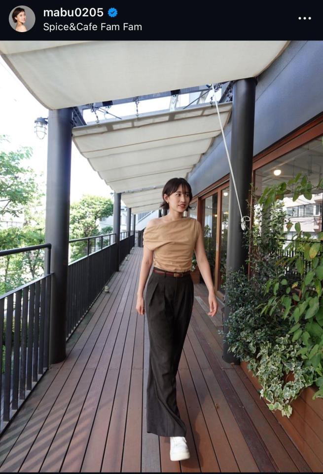 　馬淵優佳さんインスタグラム（ｍａｂｕ０２０５）より