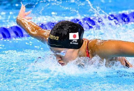 日本は混合ＭＲで７位　世界水泳、松下は決勝へ