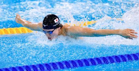 世界水泳、松下知之は６位　鈴木は予選通過