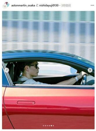 　西田有志のインスタグラム（ｎｉｓｈｉｄａｙｕｊｉ０１３０）より