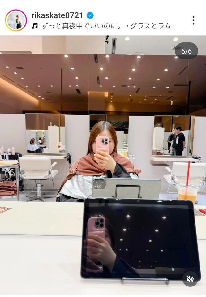 　紀平梨花のインスタグラム（＠ｒｉｋａｓｋａｔｅ０７２１）より