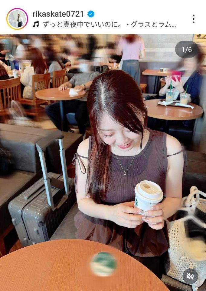 　紀平梨花のインスタグラム（＠ｒｉｋａｓｋａｔｅ０７２１）より