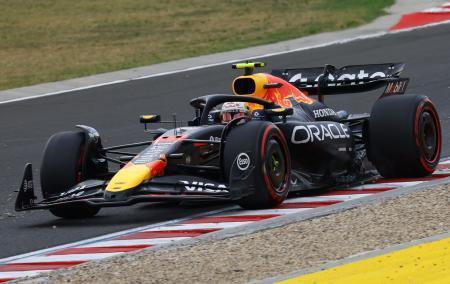 　予選に出場したレッドブルの角田裕毅＝２日、ブダペスト（ロイター＝共同）