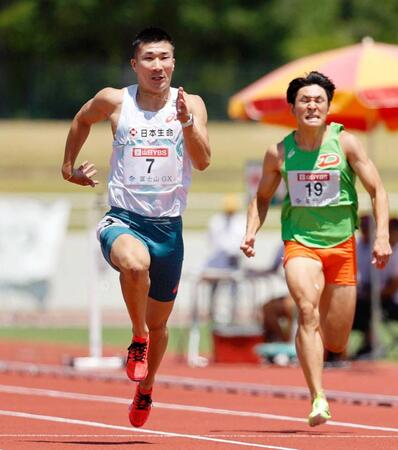 桐生祥秀　８年ぶり大台突破で世陸参加標準突破　アキレス腱痛から復活「世界と勝負できること証明」　