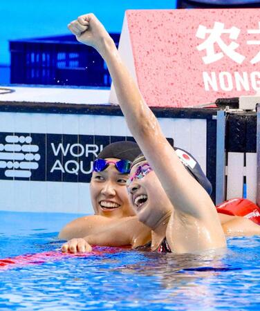 成田実生 女子４００メートル個人メドレー・銀メダル獲得　１８歳の逸材が後半に爆発！両親の前で勇姿「すごくうれしい」