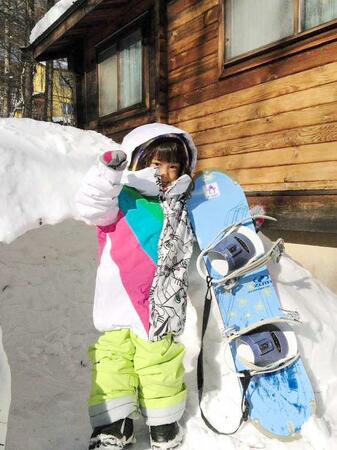 　４歳の清水さら（母・里紗さん提供）