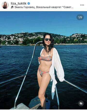 　トゥクタミシェワのインスタグラム＠ｌｉｚａ＿ｔｕｋｔｉｋより