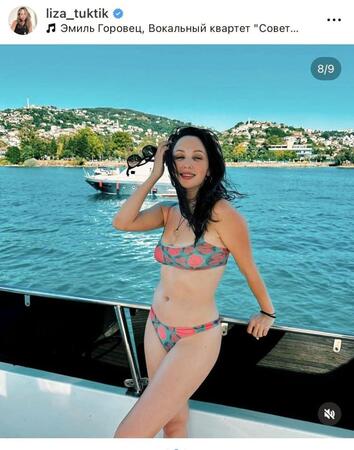 　トゥクタミシェワのインスタグラム＠ｌｉｚａ＿ｔｕｋｔｉｋより