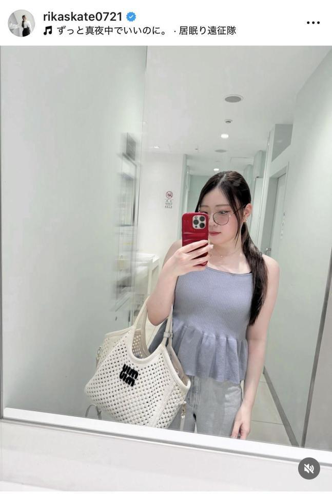 　紀平梨花のインスタグラム＠ｒｉｋａｓｋａｔｅ０７２１より