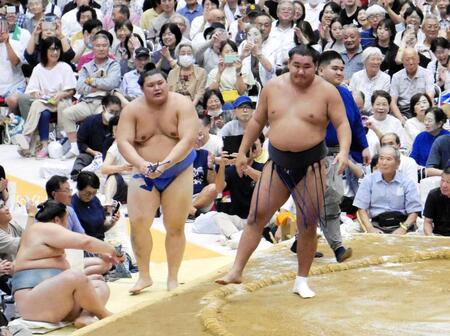 　夏巡業に合流した豊昇龍