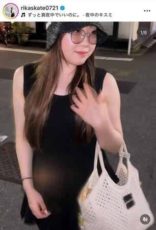 紀平梨花インスタグラム（ｒｉｋａｓｋａｔｅ０７２１）より