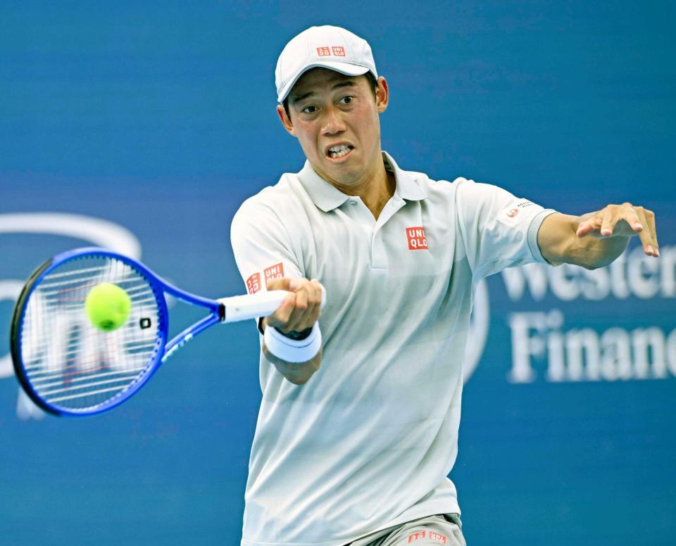 　１回戦で敗退した錦織圭（ゲッティ＝共同）