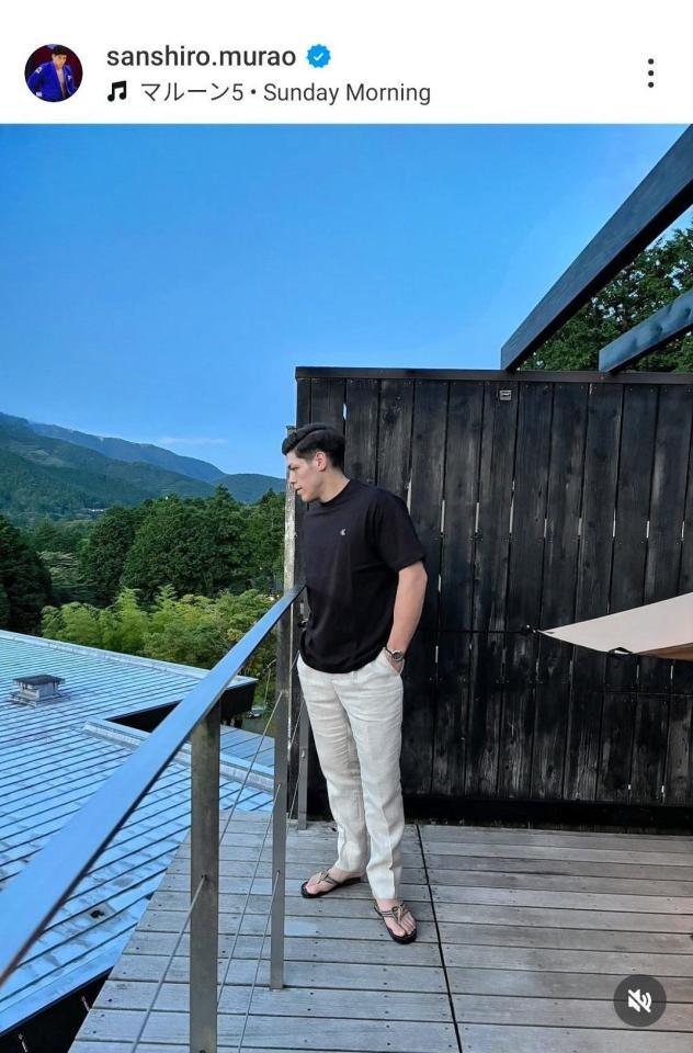 村尾三四郎のインスタグラム（＠ｓａｎｓｈｉｒｏ．ｍｕｒａｏ）から
