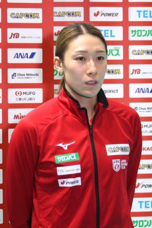 石川主将「メダル獲得が目標」　バレー女子日本代表が合宿公開