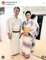 　伊達公子さんのインスタグラム（ｋｉｍｉｋｏ．ｄａｔｅ）より