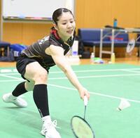 　軽快な動きを見せる志田千陽（撮影・園田高夫）