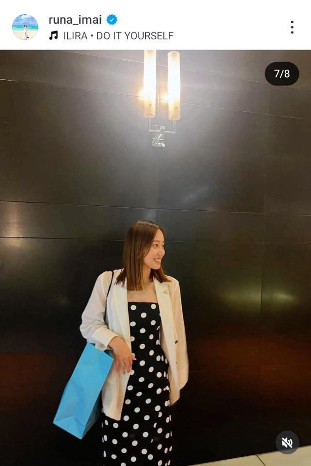 今井月さんのインスタグラム（＠ｒｕｎａ＿ｉｍａｉ）から