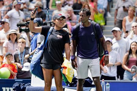 大坂なおみ組は１回戦敗退　全米テニス混合ダブルス