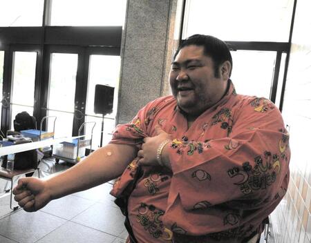 　採血を振り返る剣翔