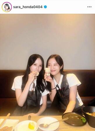 本田紗来のインスタグラム＠ｓａｒａ＿ｈｏｎｄａ０４０４より
