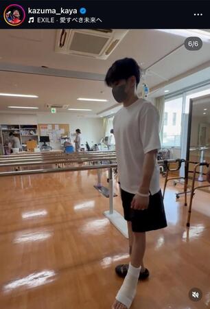 萱和磨インスタグラム（ｋａｚｕｍａ＿ｋａｙａ）より