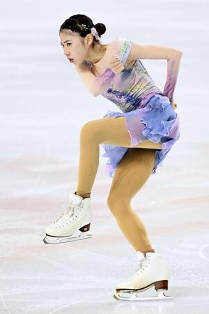 　女子ＳＰ　演技する住吉りをん