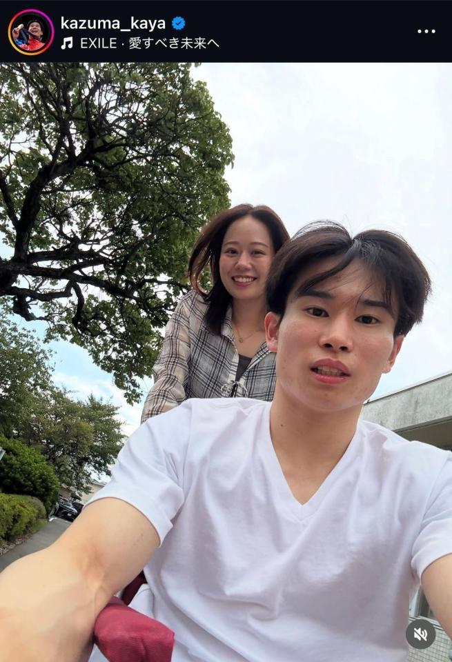萱和磨インスタグラム（ｋａｚｕｍａ＿ｋａｙａ）より