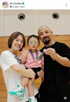 　登坂絵莉さんのインスタグラム（ｅｒｉ＿ｔｏｓａｋａ）より