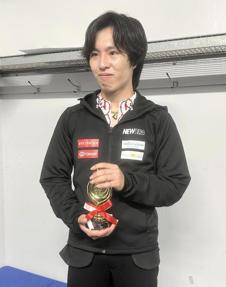 　優勝した三浦佳生